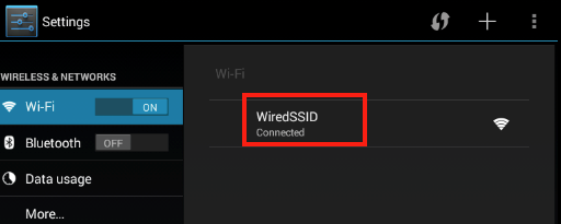 Selecting the active wireless network in Android
